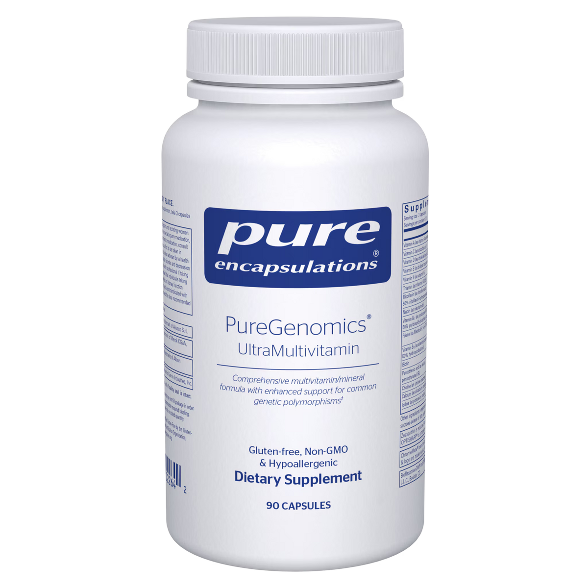 Pure Encapsulations PureGenomics Multivitamin 60s – Genomic-Focused Multivitamin, 60 Capsules