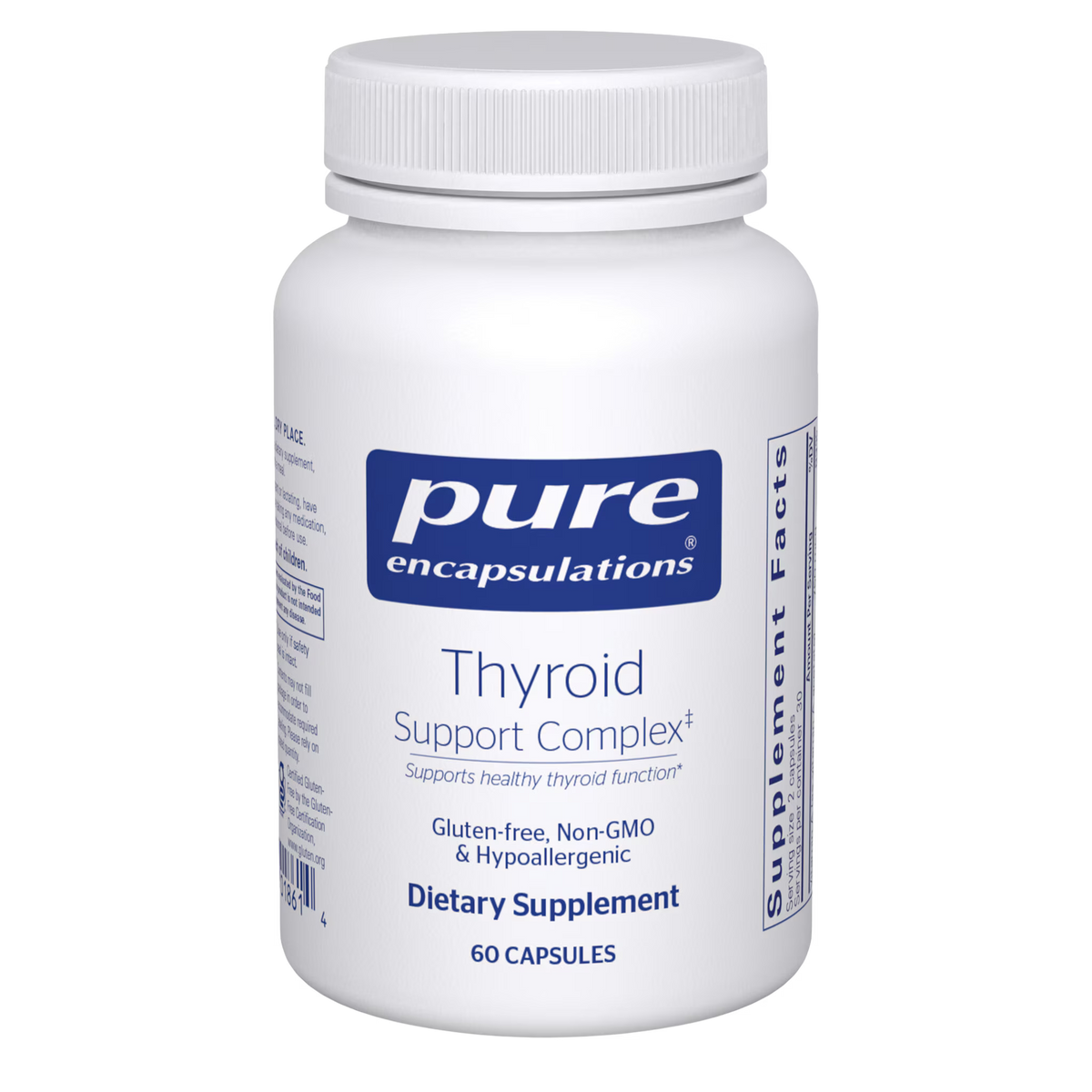 Pure Encapsulations Thyroid Support Complex – Comprehensive Thyroid Wellness Formula, 60 Capsules