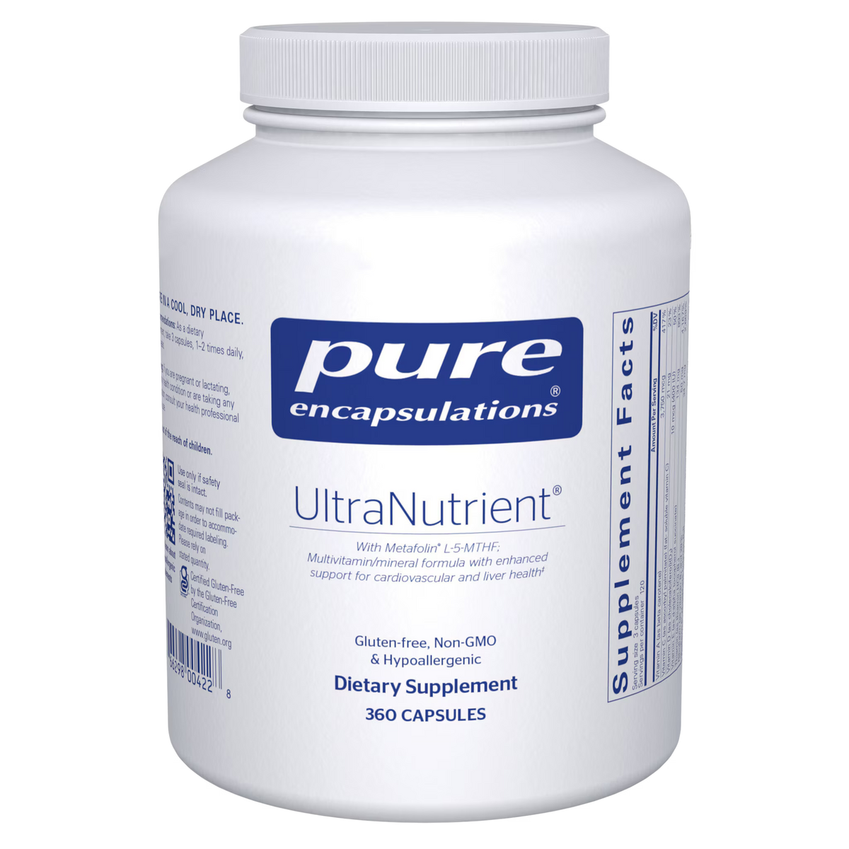 Pure Encapsulations UltraNutrient – High-Potency Multivitamin Formula, 360 Capsules
