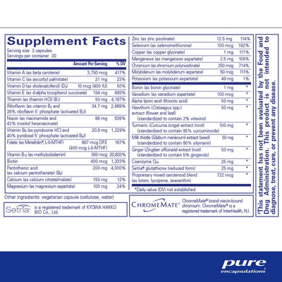 Pure Encapsulations UltraNutrient – Advanced Multivitamin Formula, 90 Capsules