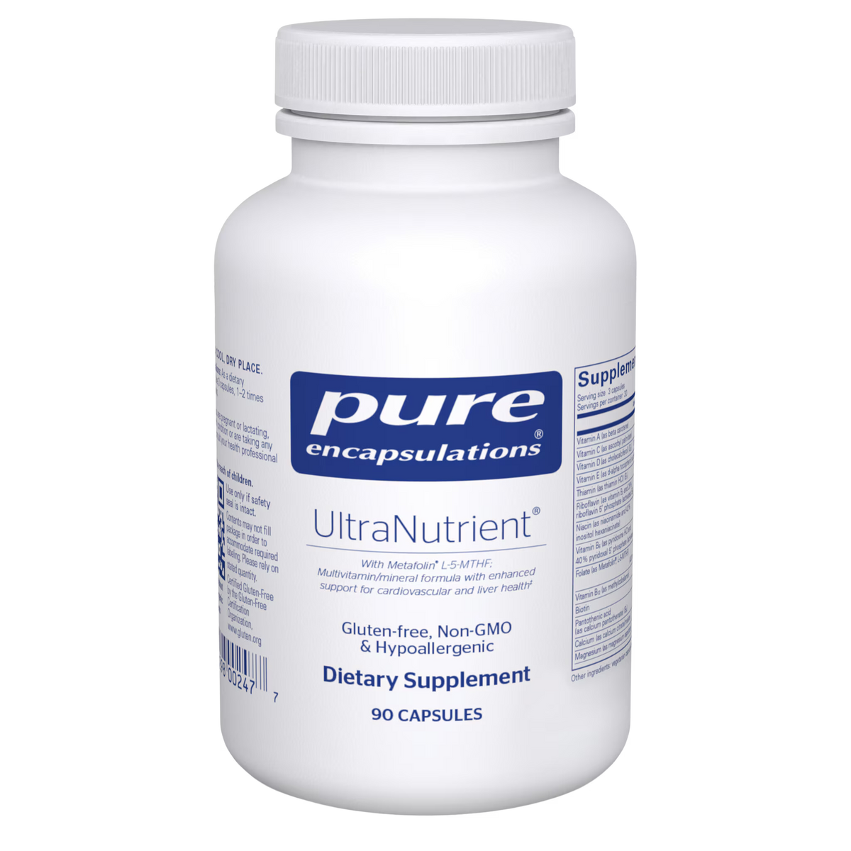 Pure Encapsulations UltraNutrient – Advanced Multivitamin Formula, 90 Capsules